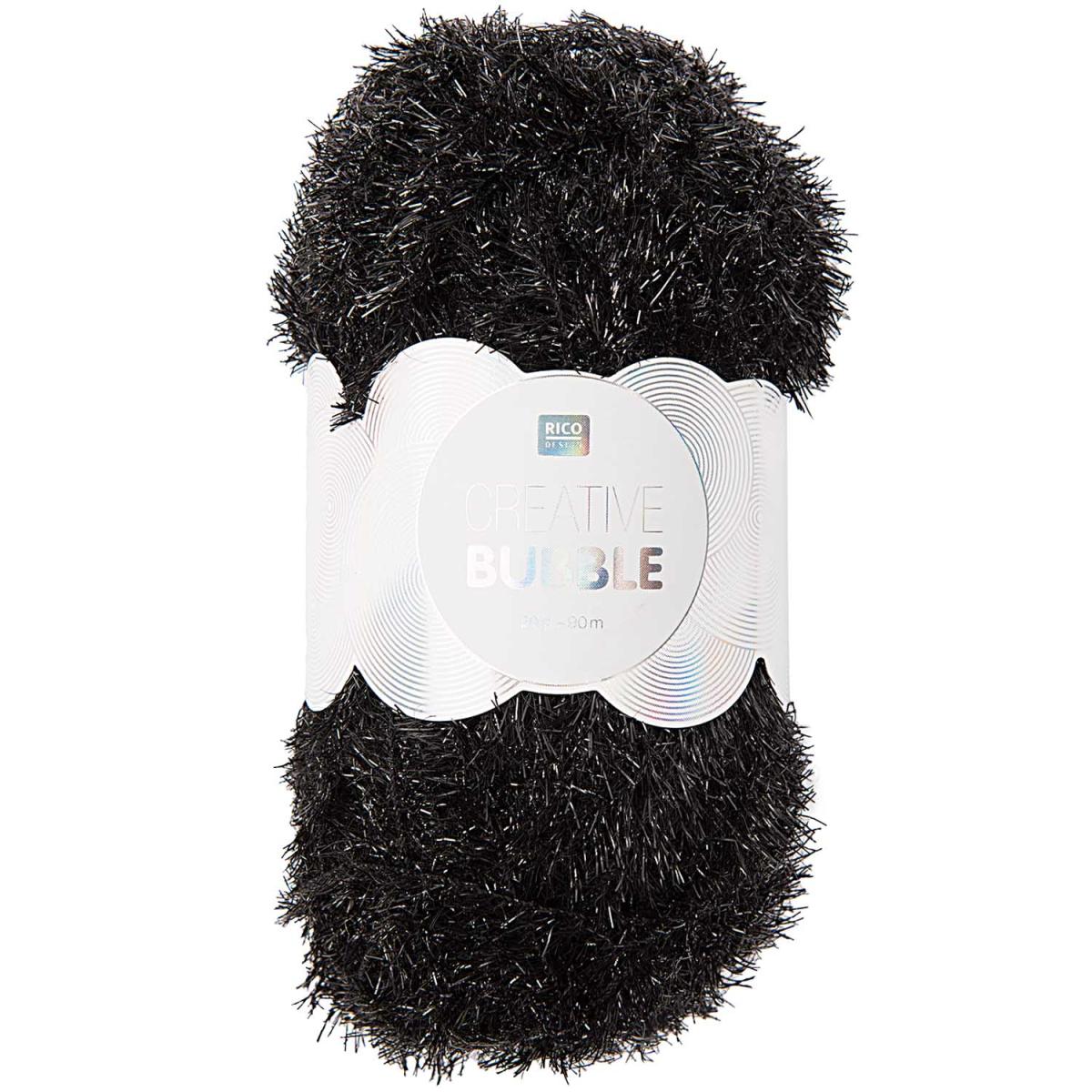 Rico Design Creative Bubble 50g 90m schwarz Rico Design Creative Bubble 50g 90m schwarz