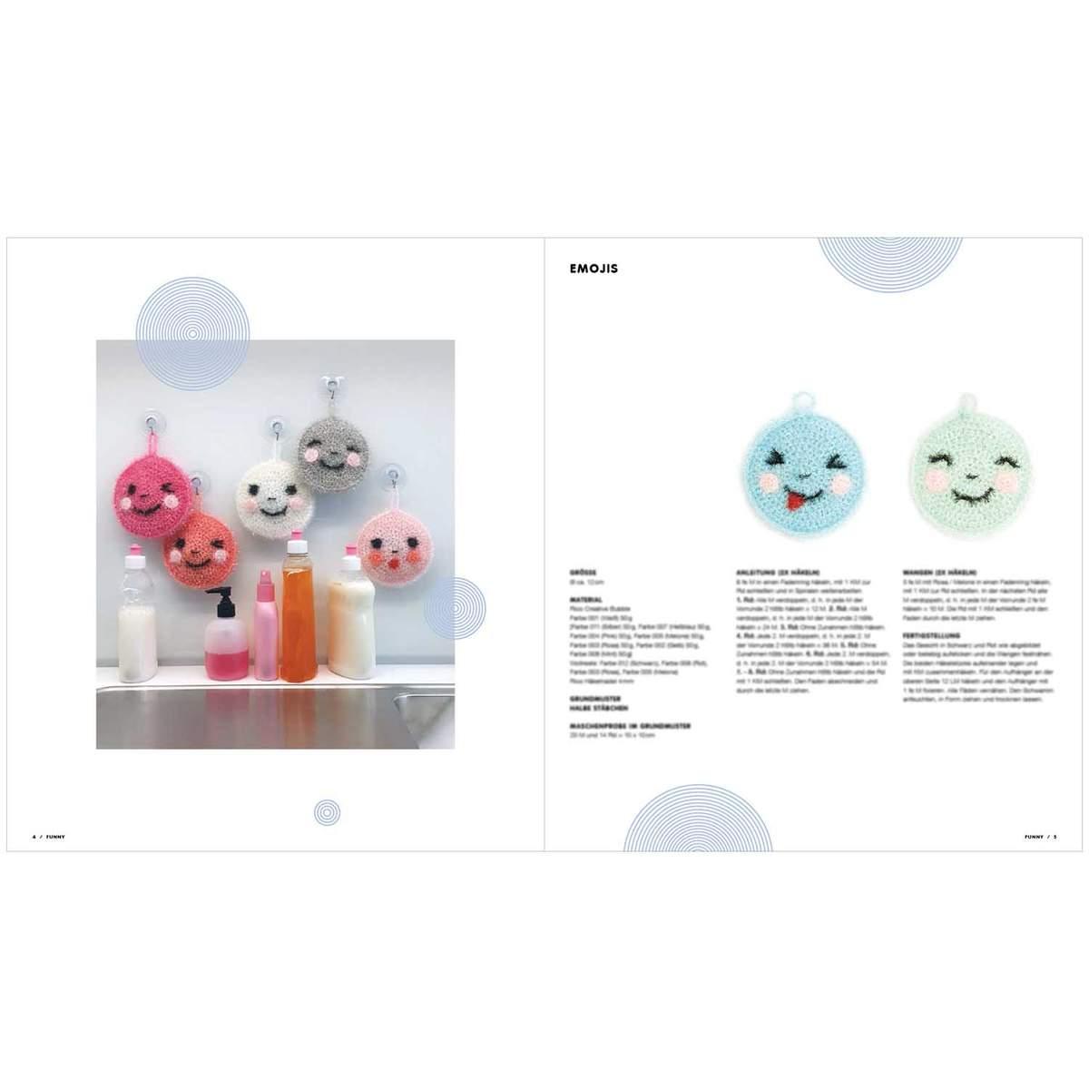 Rico Design Creative Bubble Funny - lustige Spülschwämme häkeln Rico Design Creative Bubble Funny - lustige Spülschwämme häkeln