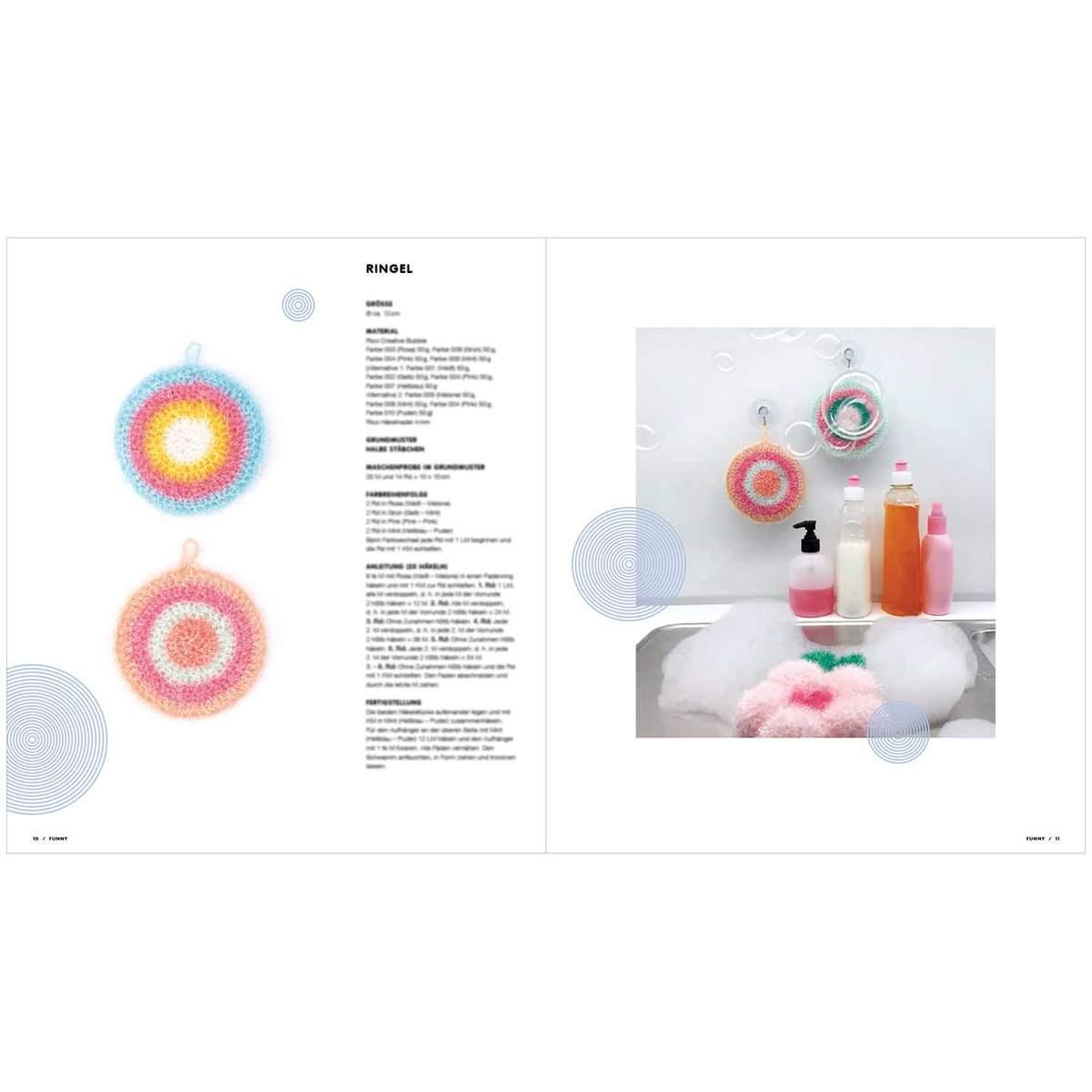 Rico Design Creative Bubble Funny - lustige Spülschwämme häkeln Rico Design Creative Bubble Funny - lustige Spülschwämme häkeln