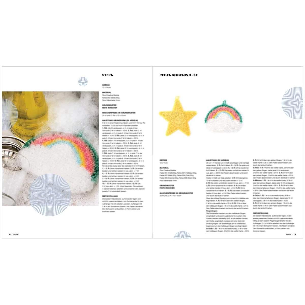 Rico Design Creative Bubble Funny - lustige Spülschwämme häkeln Rico Design Creative Bubble Funny - lustige Spülschwämme häkeln