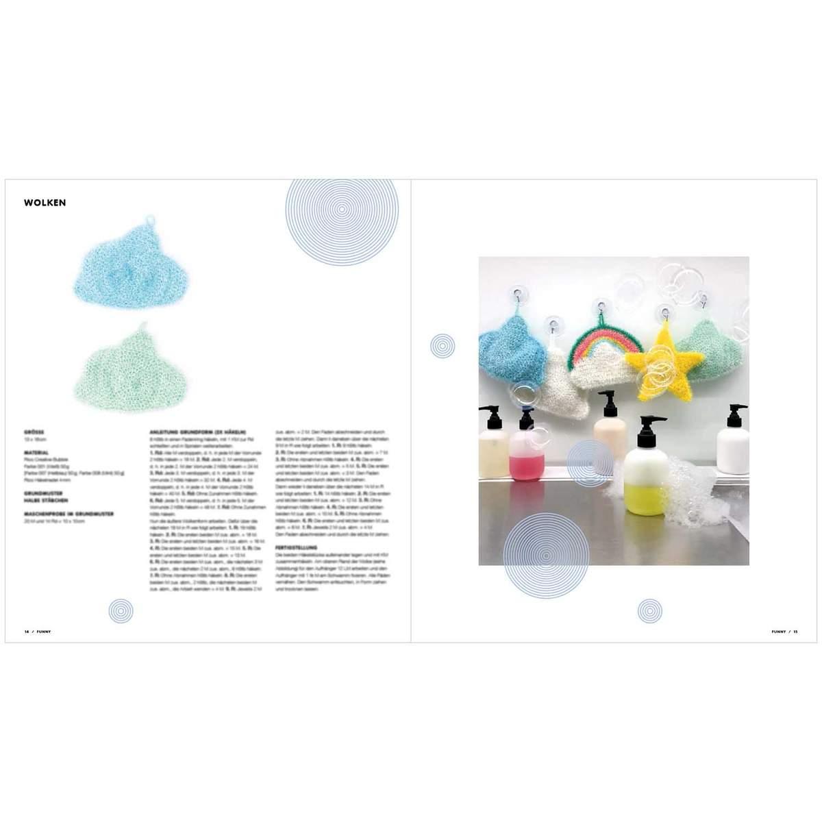 Rico Design Creative Bubble Funny - lustige Spülschwämme häkeln Rico Design Creative Bubble Funny - lustige Spülschwämme häkeln