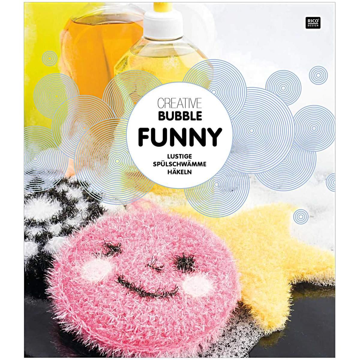 Rico Design Creative Bubble Funny - lustige Spülschwämme häkeln