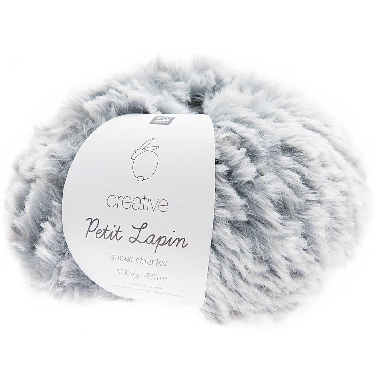 Rico Design Creative Petit Lapin Super Chunky 100g 60m blau Rico Design Creative Petit Lapin Super Chunky 100g 60m blau