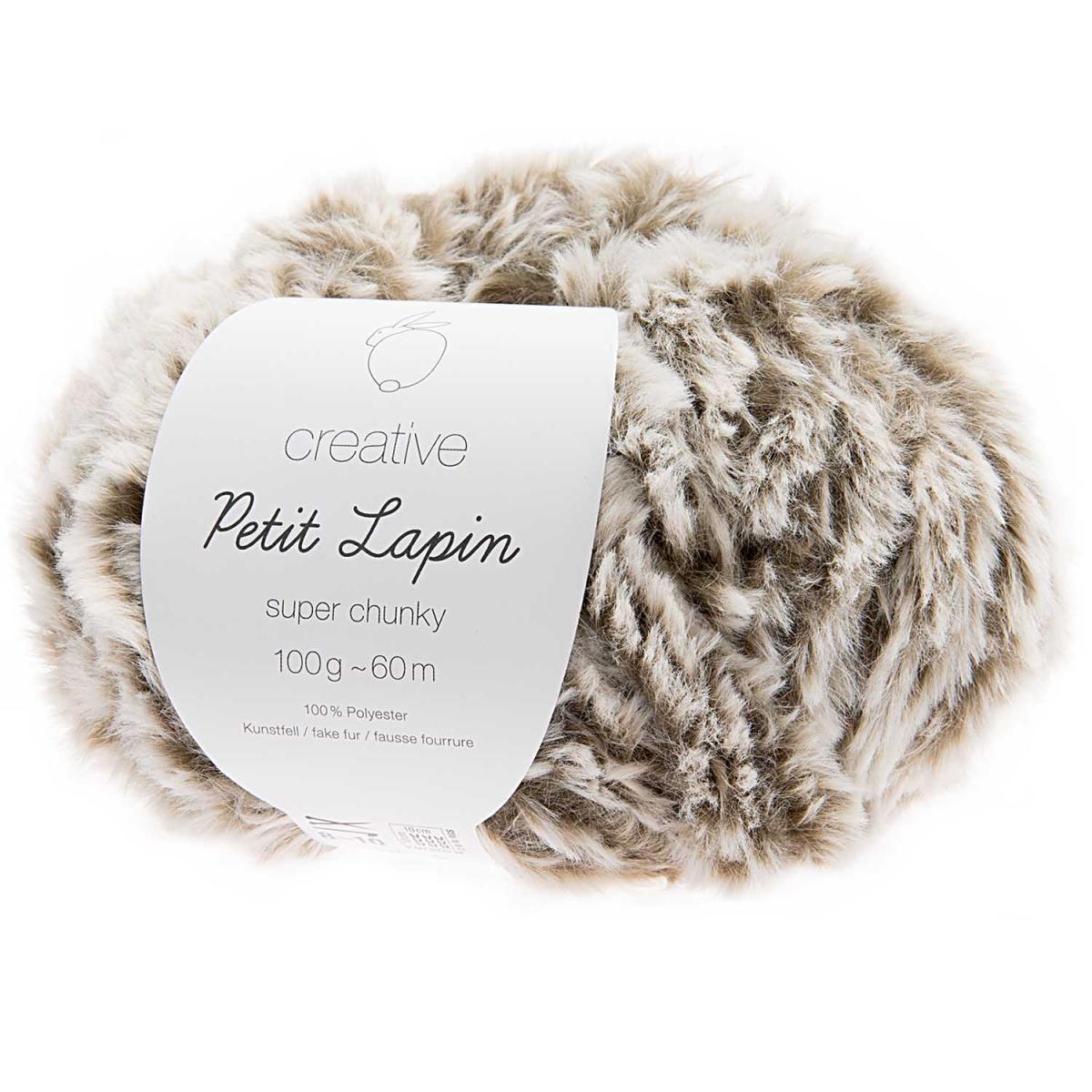Rico Design Creative Petit Lapin Super Chunky 100g 60m grau Rico Design Creative Petit Lapin Super Chunky 100g 60m grau