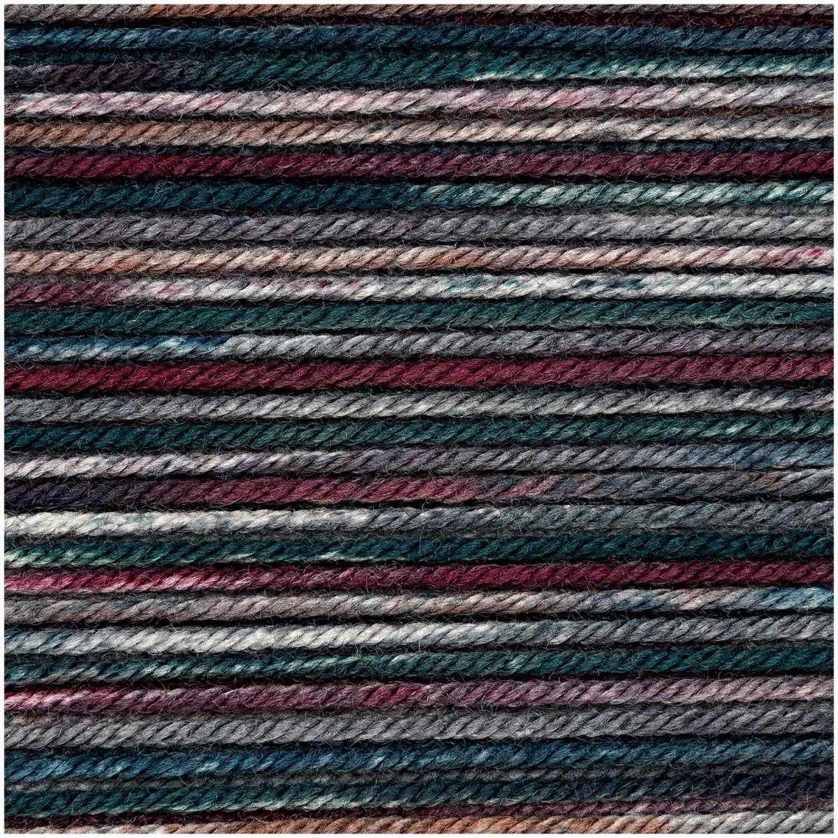 Rico Design Essentials Merino Print dk 50g petrol mix Rico Design Essentials Merino Print dk 50g petrol mix
