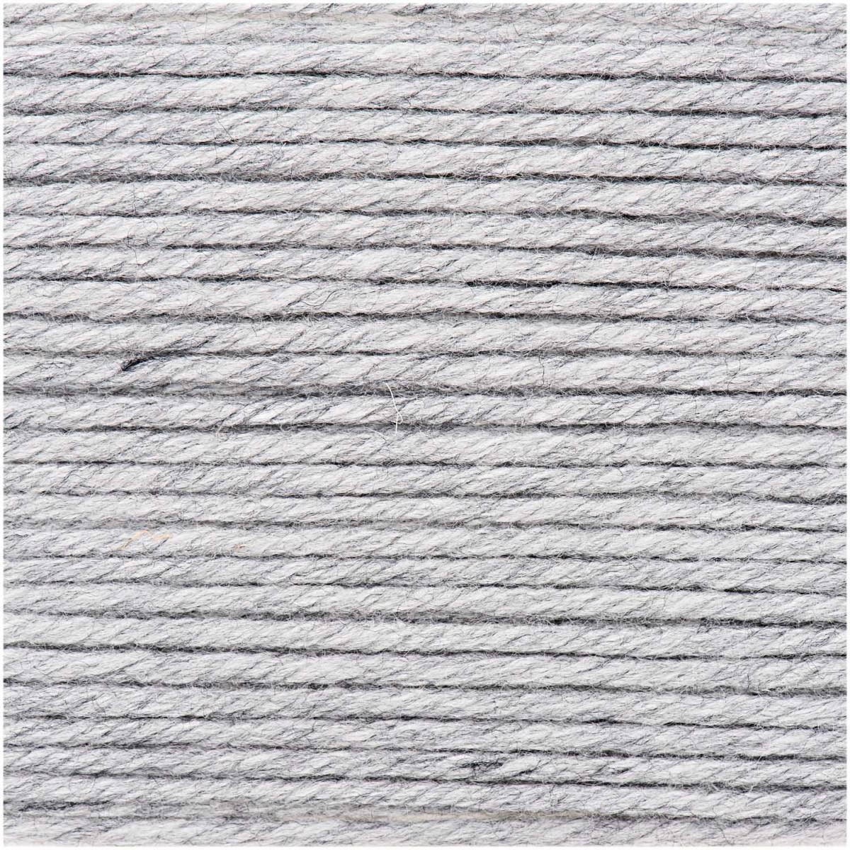 Rico Design Essentials Mega Wool chunky 100g 125m hellgrau Rico Design Essentials Mega Wool chunky 100g 125m hellgrau