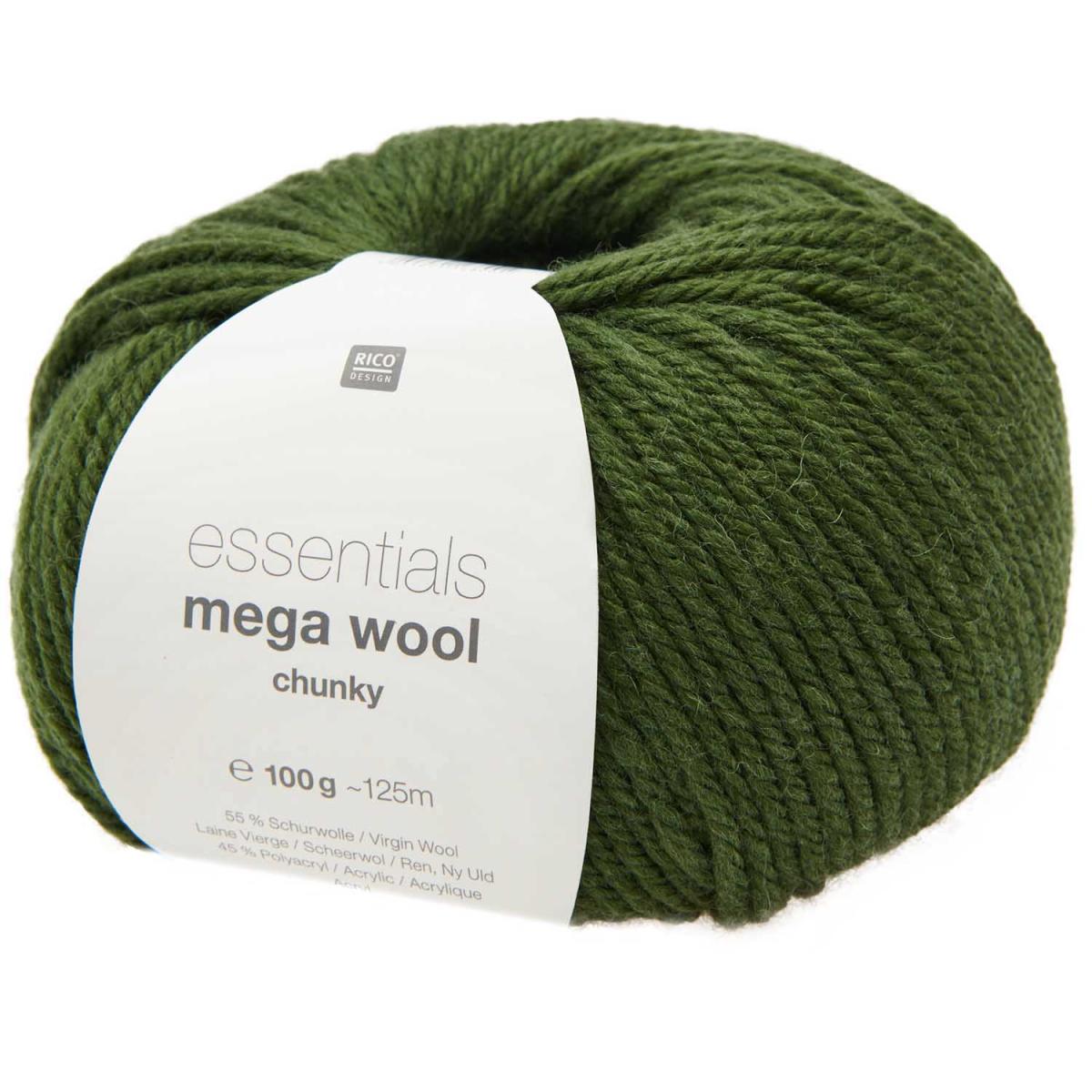 Rico Design Essentials Mega Wool chunky 100g 125m moos Rico Design Essentials Mega Wool chunky 100g 125m moos