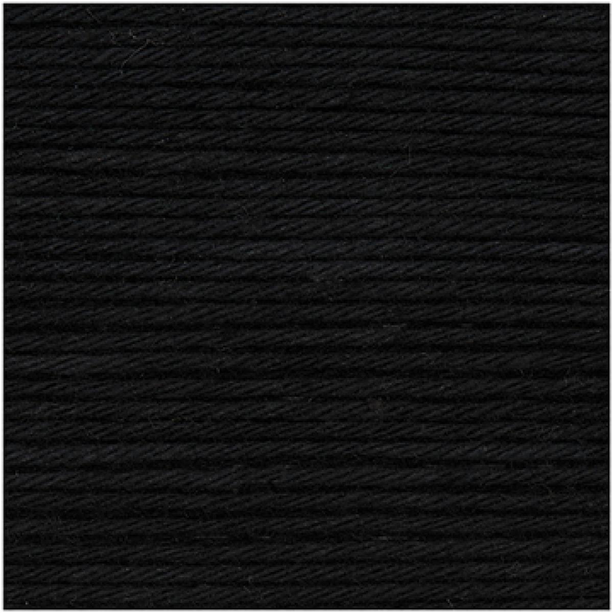 Ricorumi DK Häkelgarn Farbe 060 schwarz Ricorumi DK Häkelgarn Farbe 060 schwarz