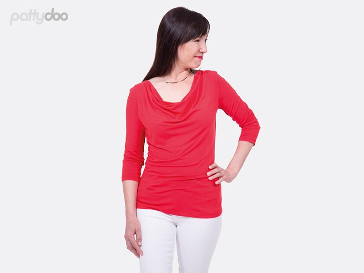 Wasserfallshirt "Scarlett" von pattydoo