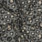 Preview: Canvas Stoff mit Leopardenmuster in Grau als Meterware