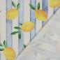 Preview: Canvas Stoff für Taschen und Kissen mit Zitronenmotiv