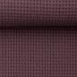 Preview: Waffelsweat Waffelstrick "Oslo" mauve