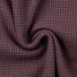 Preview: Waffelsweat Waffelstrick "Oslo" mauve