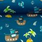 Preview: Jersey "Ahoi Piraten" Schiffe dunkelblau