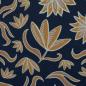 Preview: Canvas Retro Flowers von Emjo Design - dunkelblau
