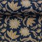 Preview: Canvas Retro Flowers von Emjo Design - dunkelblau