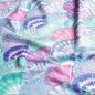 Preview: Badelycra Badestoff Muscheln mint
