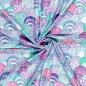 Preview: Badelycra Badestoff Muscheln mint