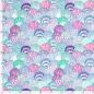 Preview: Badelycra Badestoff Muscheln mint