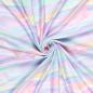 Preview: Badelycra Badestoff Regenbogen Wellen