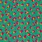Preview: Quilted Musselin in Pink Petrol und Gelb