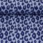 Preview: Designer Baumwolljersey mit Leo Print in Blau von Swafing – Jersey Stoff zum Nähen