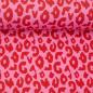Preview: Designer Baumwolljersey mit Leo Print in Rosa und Rot von Swafing – Jersey Stoff zum Nähen