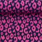 Preview: Designer Baumwolljersey mit Leo Print in BLau Pink von Swafing  -Jersey Stoff zum Nähen