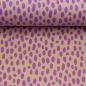 Preview: Kunstleder Brush Wild Rosa Lila by Cherry Picking mit Pinseltupfen