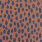 Preview: Kunstleder Brush Wild Braun Blau by Cherry Picking