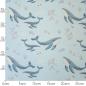 Preview: Hilco Jersey "Sea animals" , Wale, Rochen und Quallen, maritim