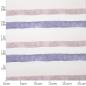 Preview: French Terry Streifen "Happy Farm" aquarell rosa flieder - HILCO