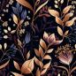 Preview: French Terry "Herbstblume" Eigenproduktion