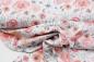 Preview: Jersey "Rosen" weiß mit rosa Rosenblüten