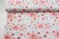 Preview: Jersey "Rosen" weiß mit rosa Rosenblüten