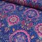 Preview: Canvas Stoff Mandala Blau Pink