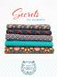 Preview: Stoffstapel Canvas Blumen