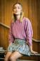 Preview: Fibre Mood, Modal gewebt, schwarz -  FM792401999 gewebt, lila -  FM792401682