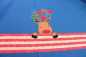 Preview: Hilco French Terry "X-mas-Trio" - blau Panel 115cm