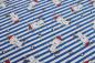 Preview: Hilco French Terry "X-mas-Trio" - blau Panel 115cm