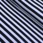 Preview: Jersey gestreift - marine/weiß