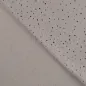 Preview: Musselin sandfarben mit schwarzen Punkten