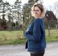 Preview: Waffelsweat Waffelstrick "Oslo" petrol