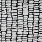 Preview: Voile Blusenstoff Schwarz Ecru