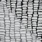 Preview: Voile Stoff Steinmuster Schwarz Ecru