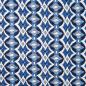 Preview: Weicher Viskosejersey Ethno Design blau als Meterware