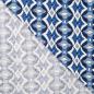 Preview: Viskosejersey Ethno Muster Blau