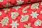 Preview: Patchworkbaumwolle „Vintage Holidays“ Lebkuchenfiguren by Michael Miller