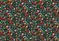 Preview: Patchwork „Folk Friends“ Blumen