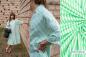 Preview: Fibre Mood 29 "Christine" Baumwolle Poplin Streifen grün weiß - FM31032630